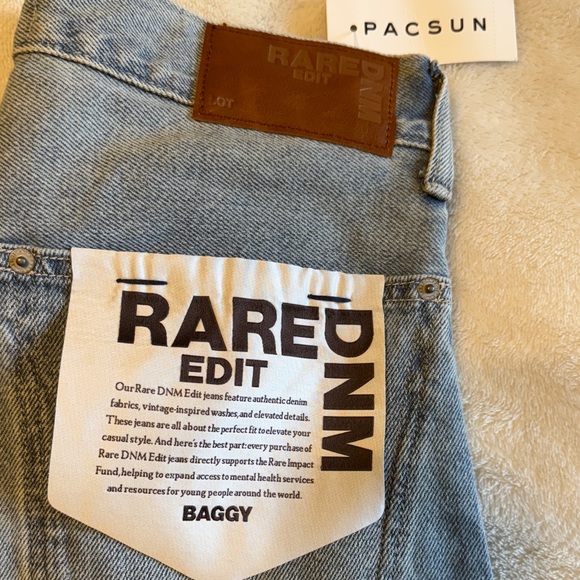 Pacsun Dylan Baggy Jeans Light Indigo - Picture 2 of 4